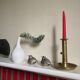 Duo of salt shaker and pepper in the shape of a bird in silver metal and its basket