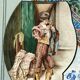 Large earthenware dish - bullfighting