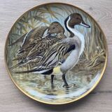 Decorative plate Limoges Water Birds