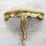 Golden wall console