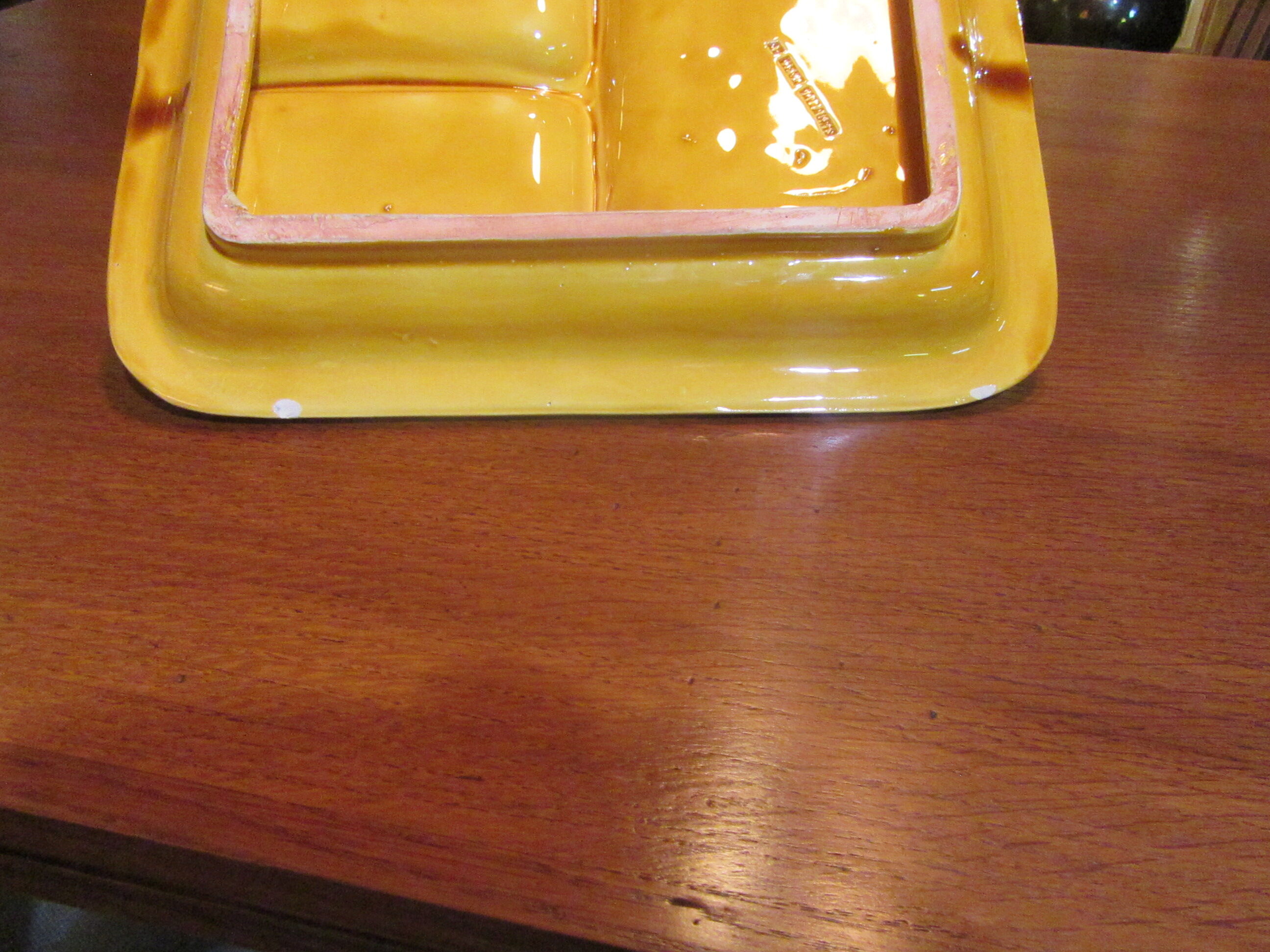 Old ceramic dish vallauris