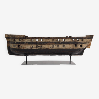 Maquette de bateau antique du début du 19ème siècle