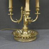 Large Bouillotte Lamp in Gilt Bronze, Louis XVI style – first half of the 20th century