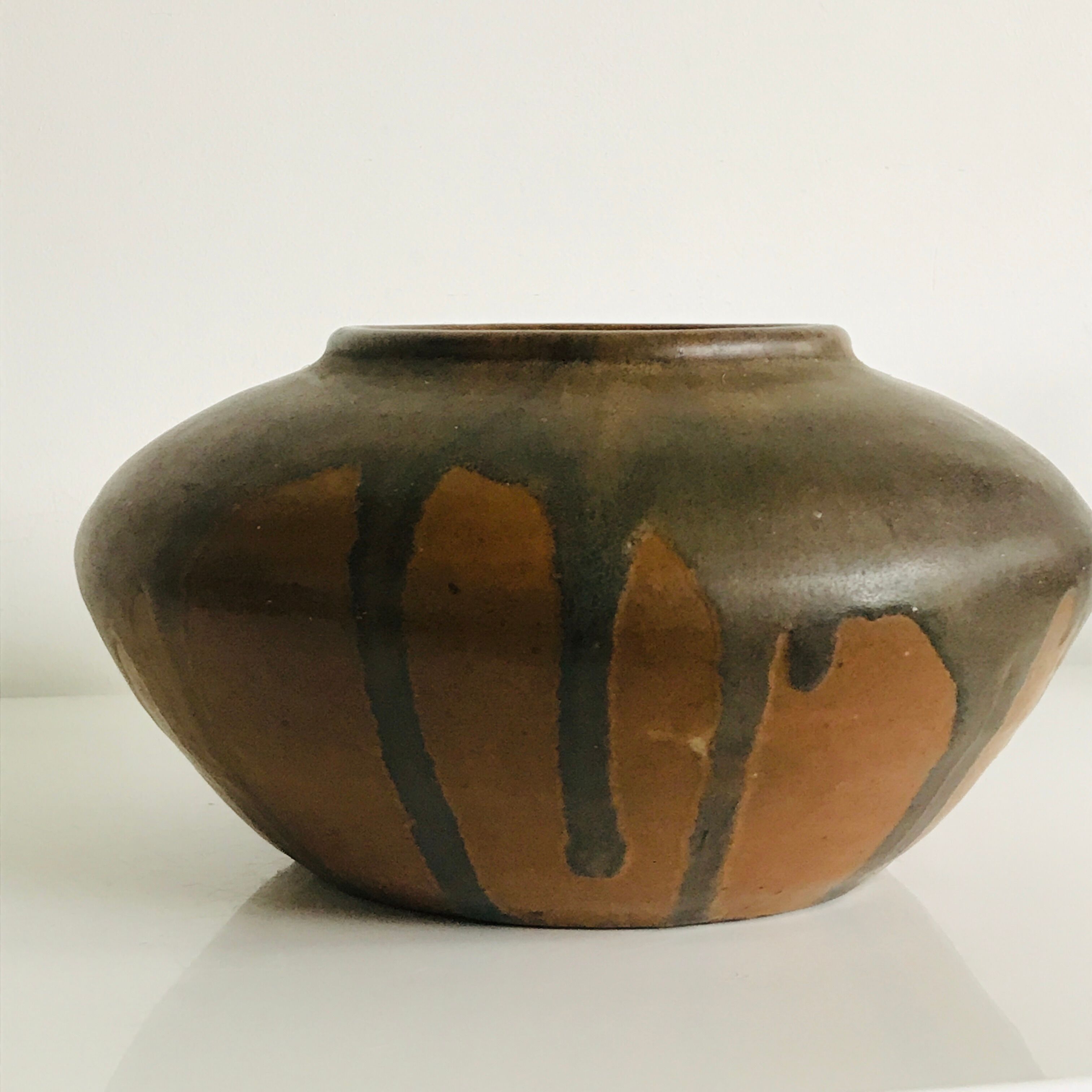 Leon Pointu top vase, Puisaye sandstone, Carriès school, art nouveau