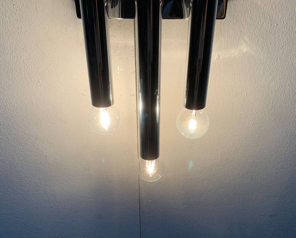 Chrome Wall Light Mid-Century Space Age