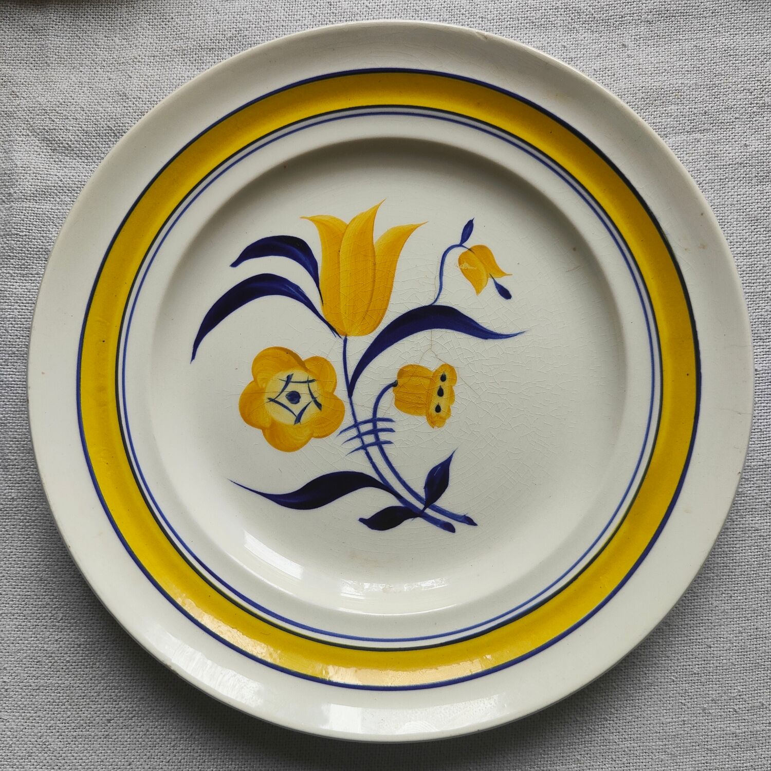 Boch frères iron earth plates