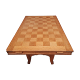 Table gaston poisson chêne moderniste cubique art déco 1940