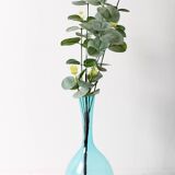 Vintage Mid-Century Light Blue Glass Vase by Arthur Persy / Sweden / 1950s