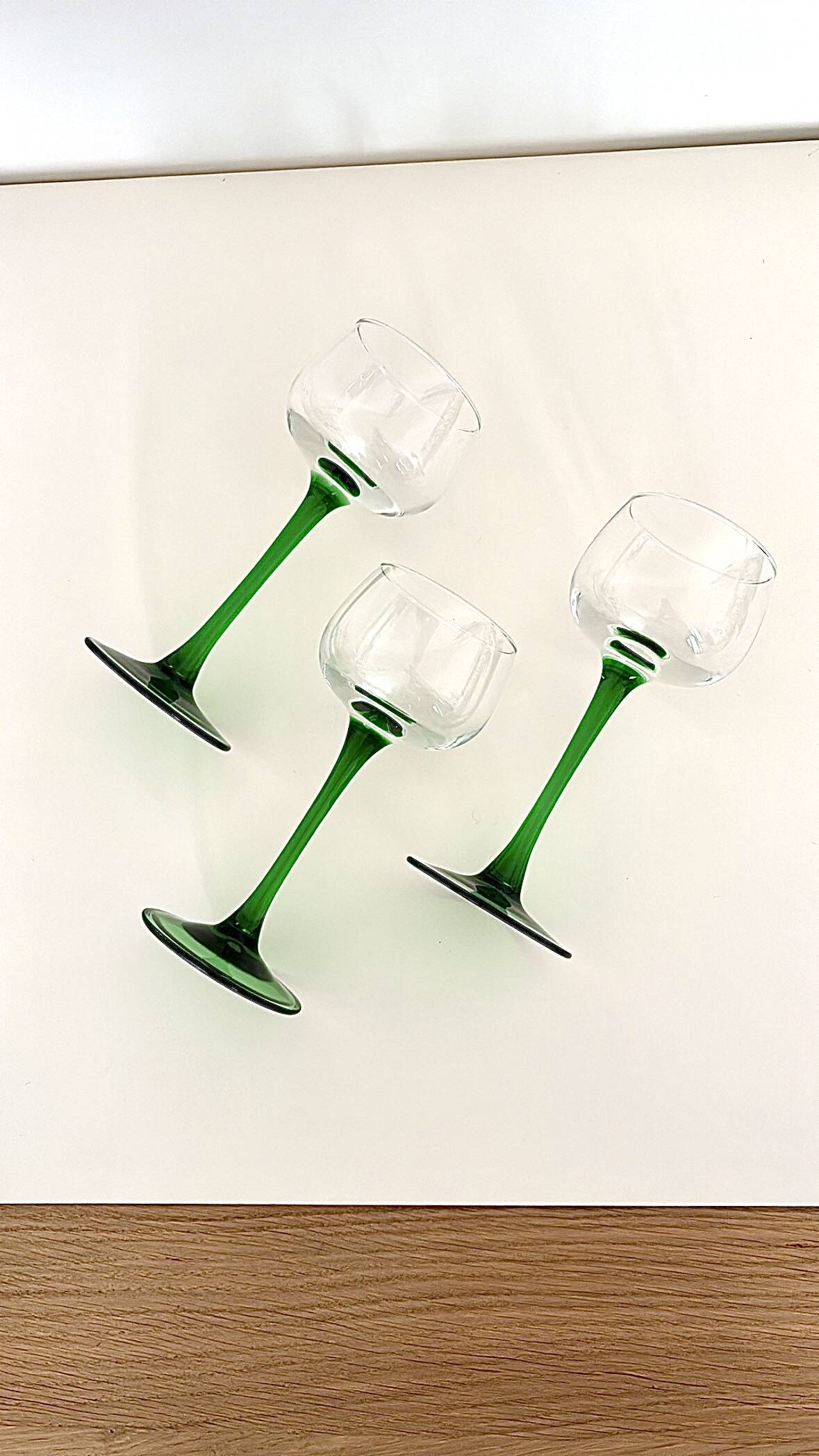 Verres à vin d'Alsace