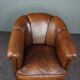 Fauteuil club en cuir de mouton