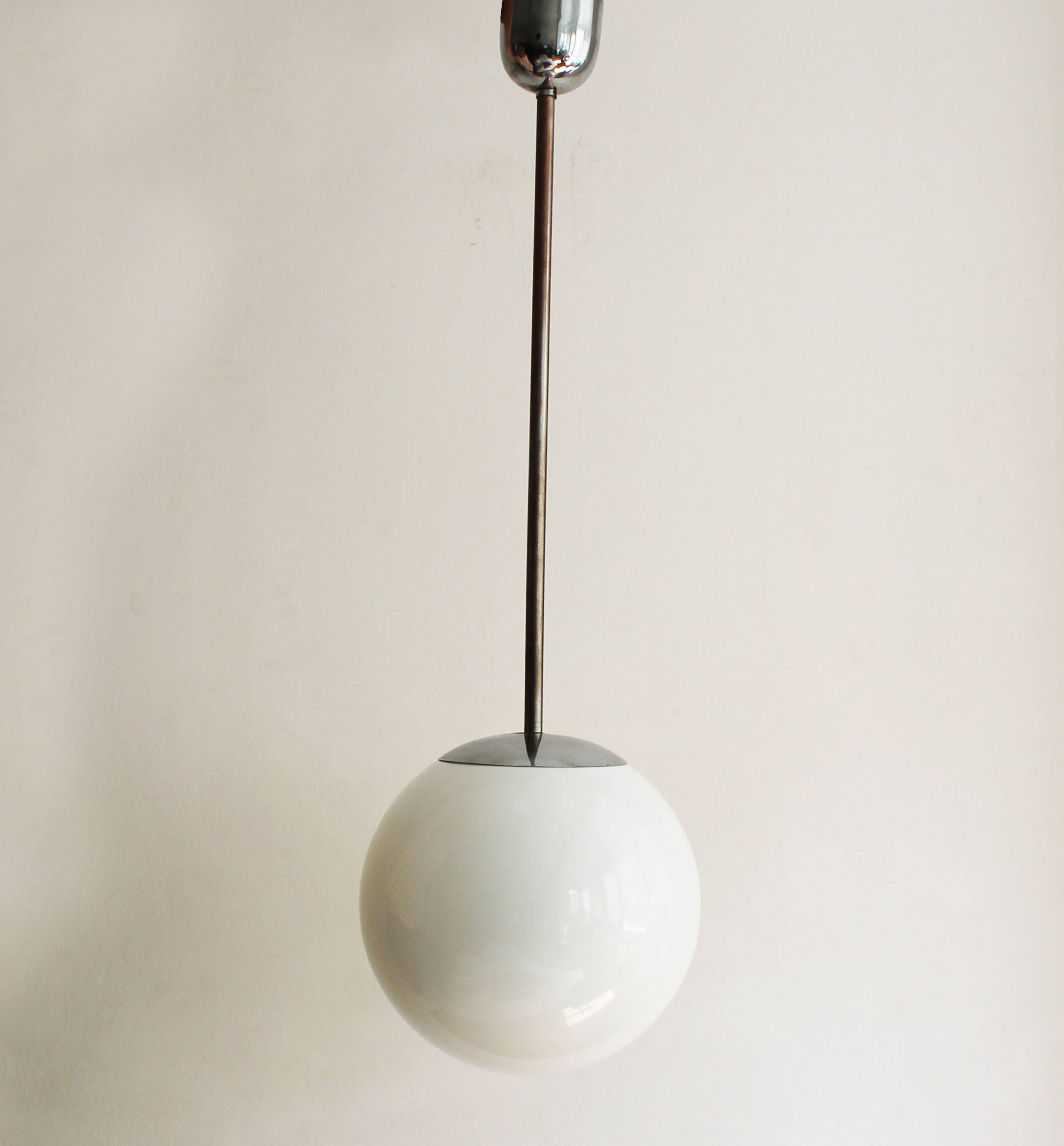 1930's Modernist Ceiling Lamp by Franta Anyz