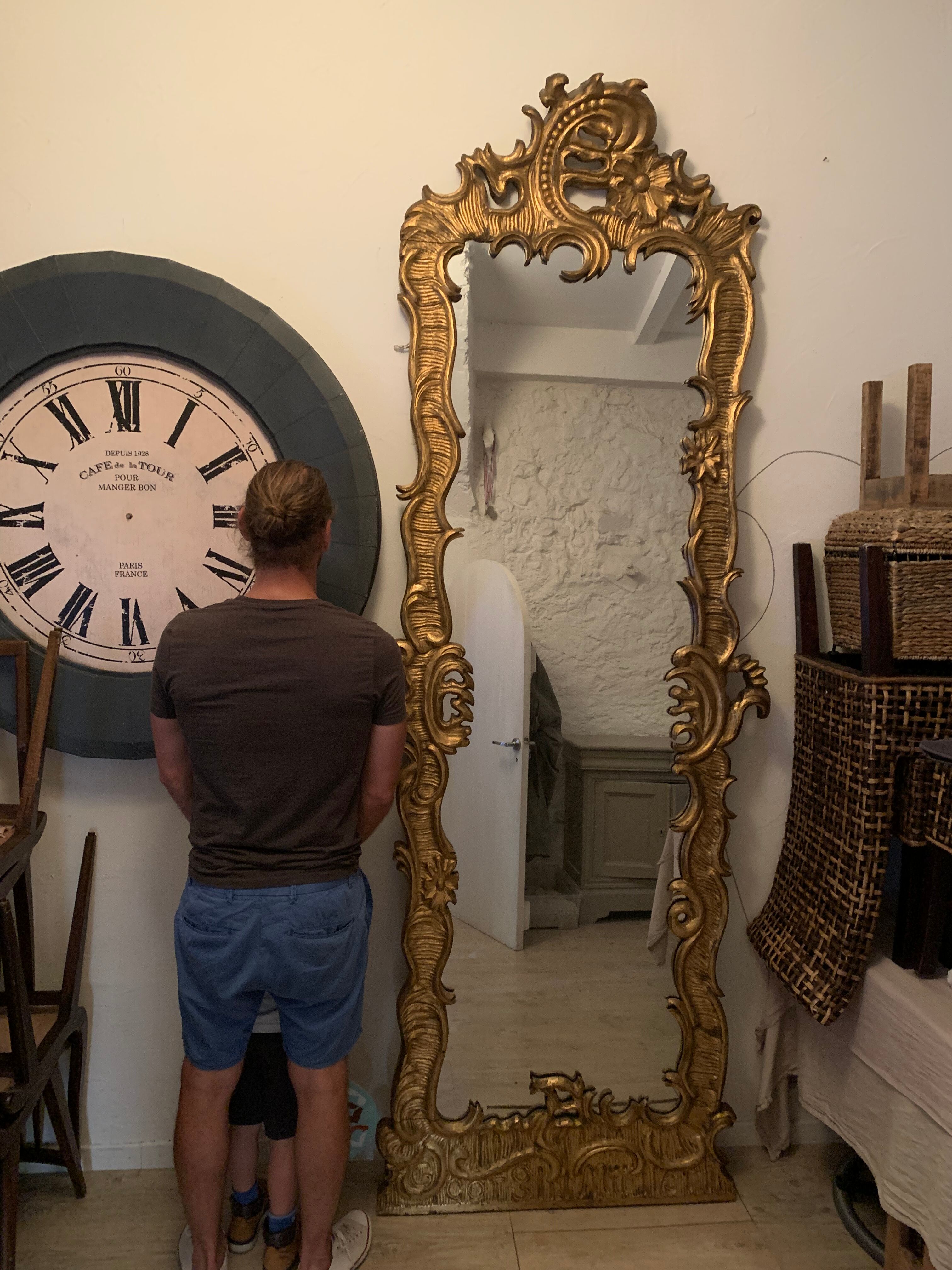 Louis XV style mirror