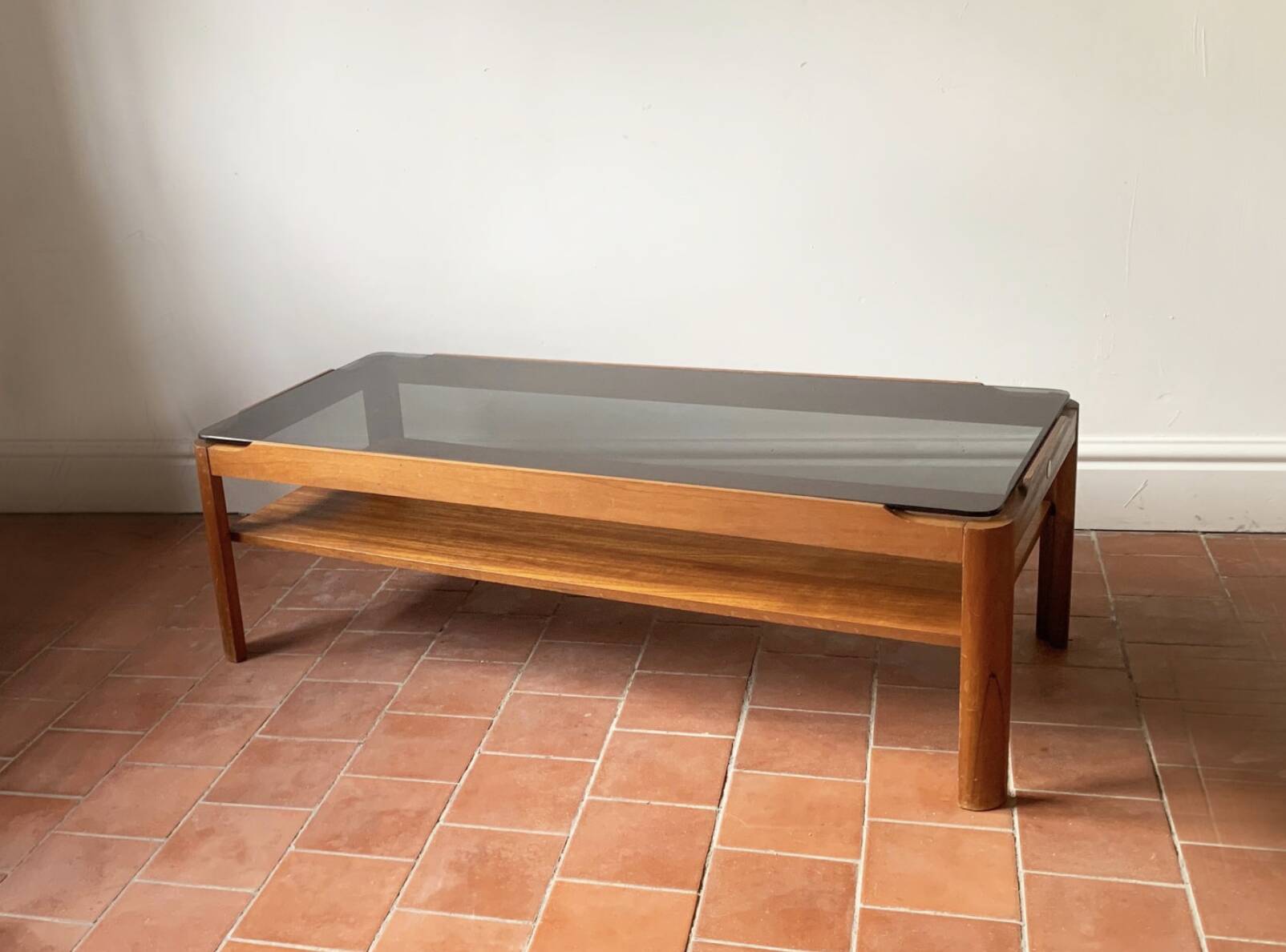 1960/70s Mid-Century vintage solid teak coffee table by Myer