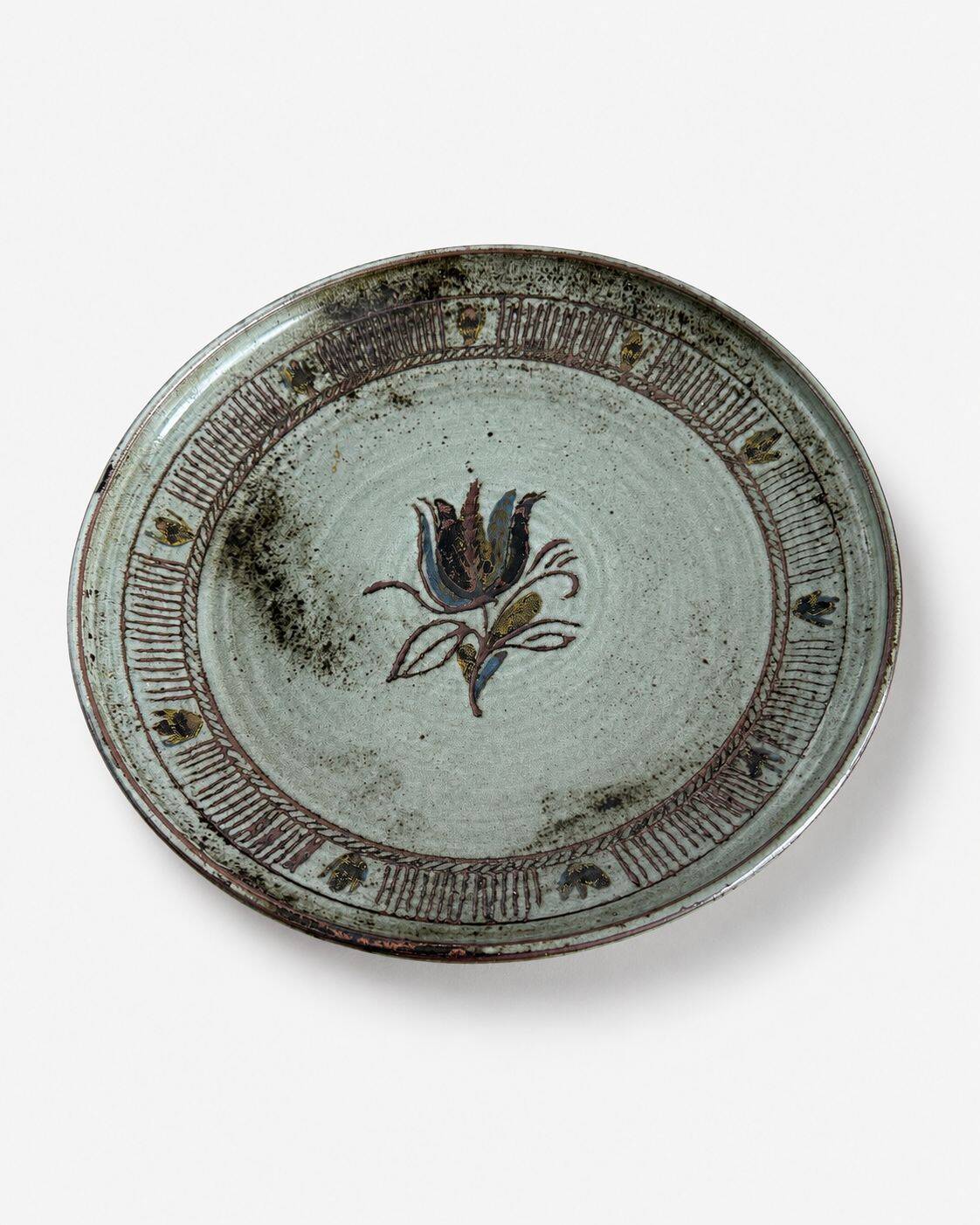Shallow round plate