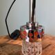 Art deco lamp / glass shade from the 1960s / ceiling pendant lamp for home decor