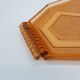 Art deco-era pressed glass tray