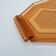 Art deco-era pressed glass tray