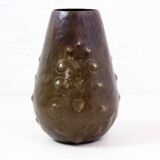 Art deco copper vase