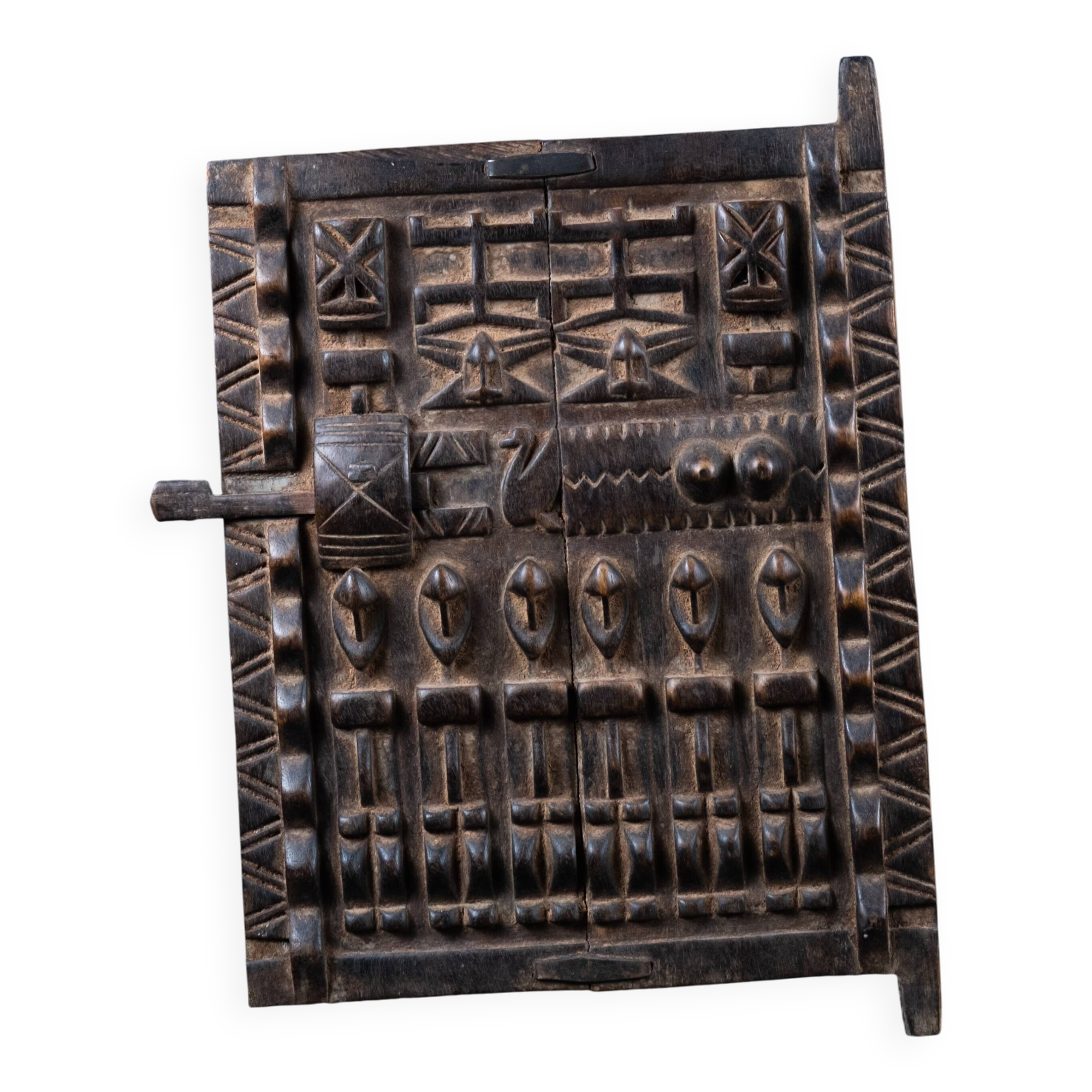 Dogon wooden shutter from Mali