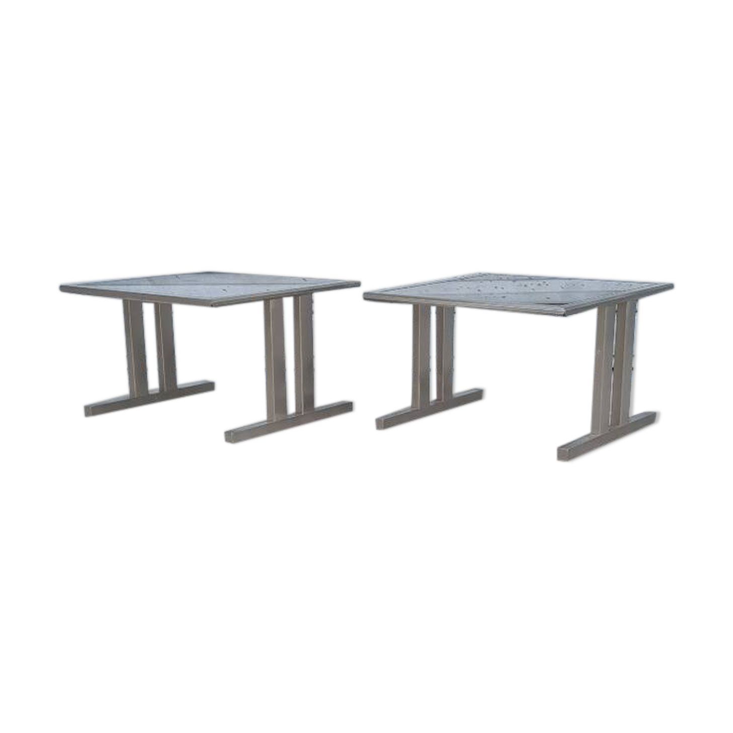 Pair of space age side tables