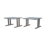 Pair of space age side tables