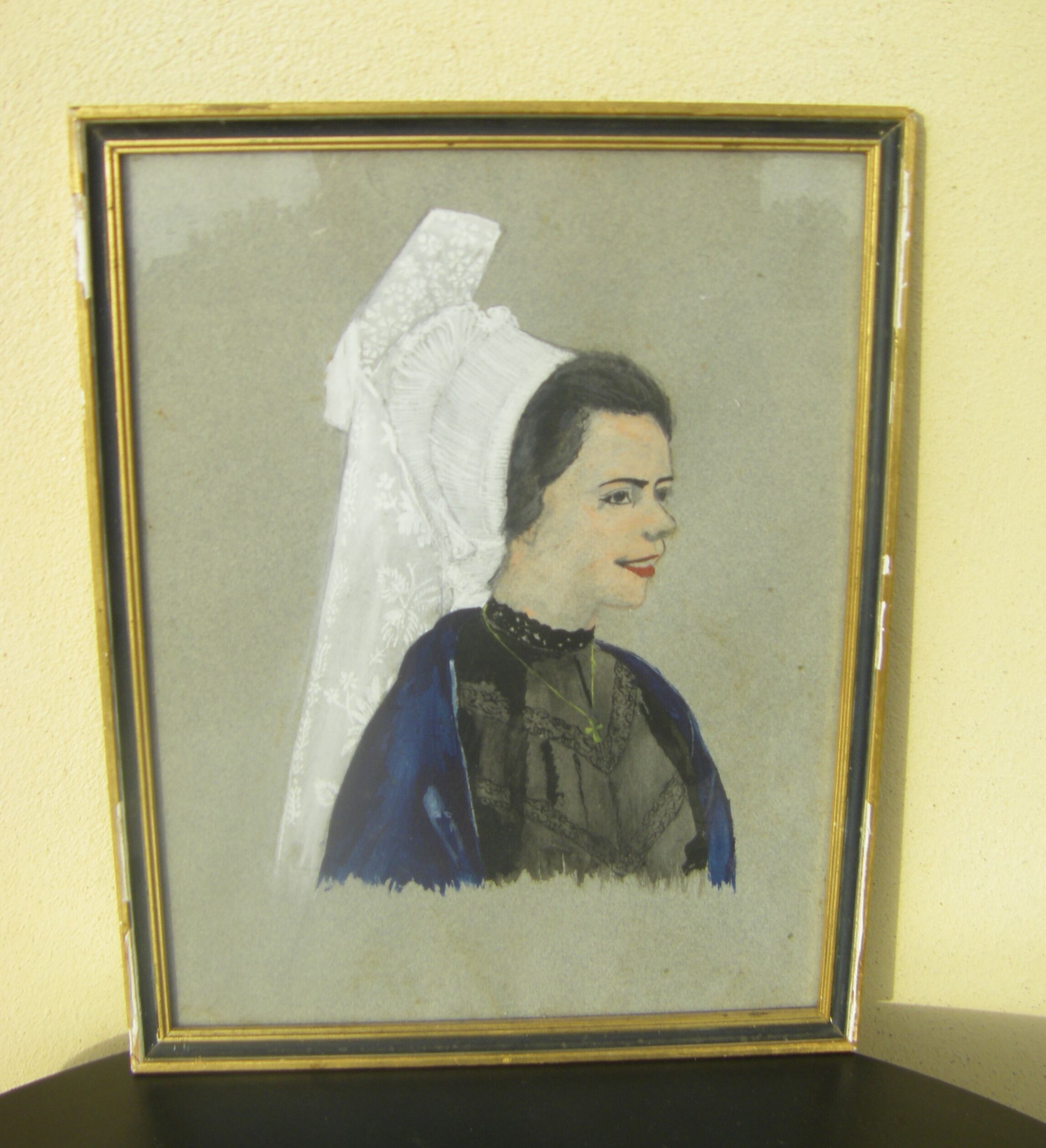Portrait d'une jeune bretonne