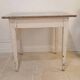 Distressed farmhouse table