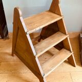 Closed staircase from the mid-20th century, mortise joints