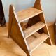 Escalier fermé époque milieu XXe assemblages en mortaises