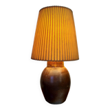 Grande lampe grès années 60