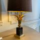 Brass Baker Lamp, Epis / Fern, Belgium, 1970