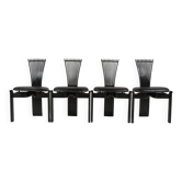 Set of 4 dining chairs "Totem" by Torstein Nilsen