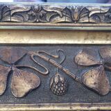 Mirror in gilded wood 66 x 50 cm