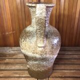 Old west germany pitcher ceramic brown & beige vintage