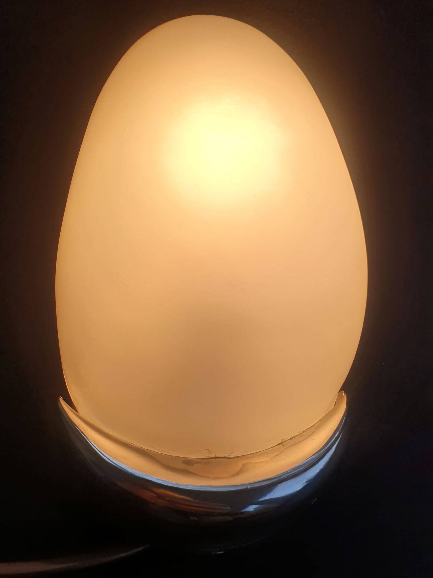 Vintage chrome wall light