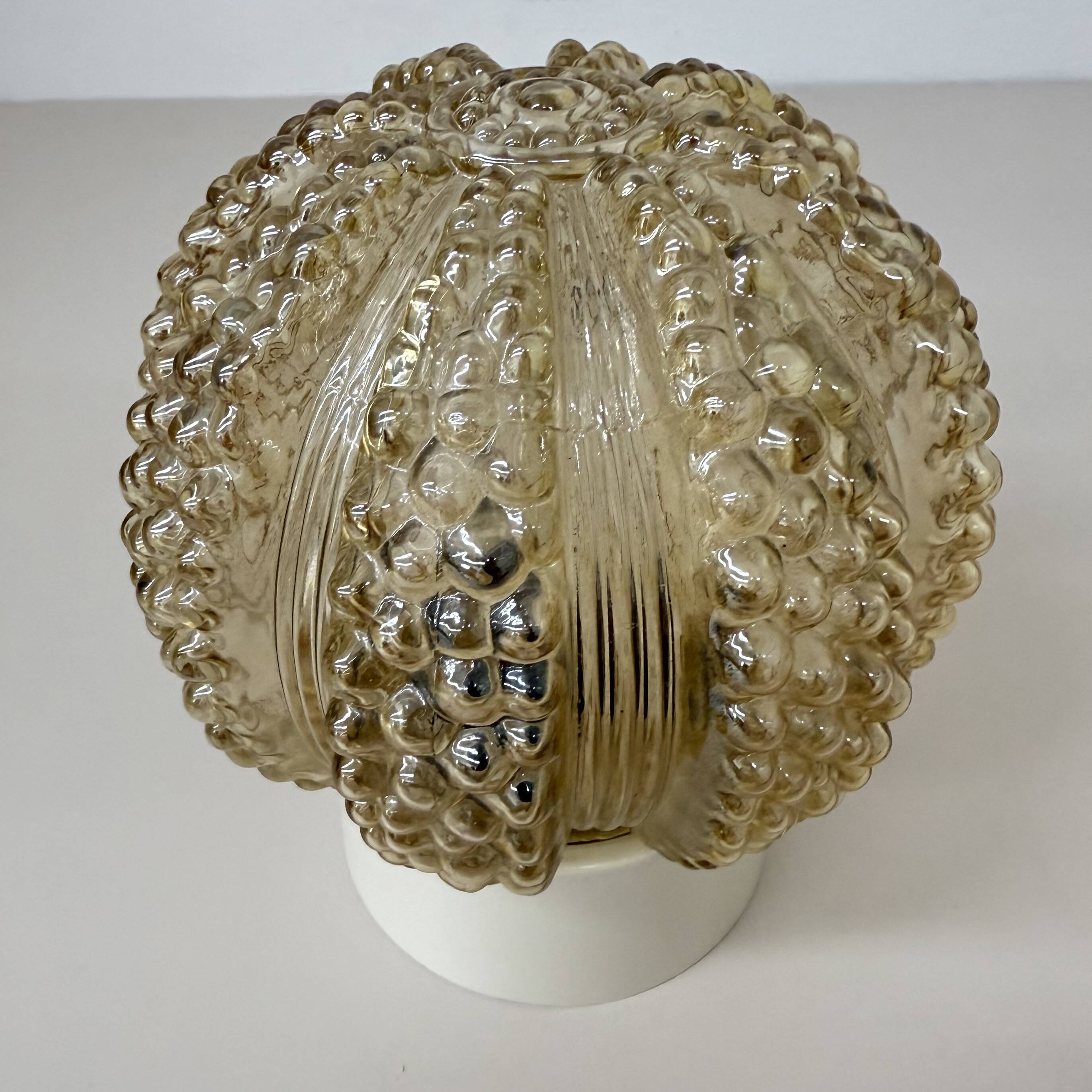 Vintage glass bubble ceiling lamp , 1970s