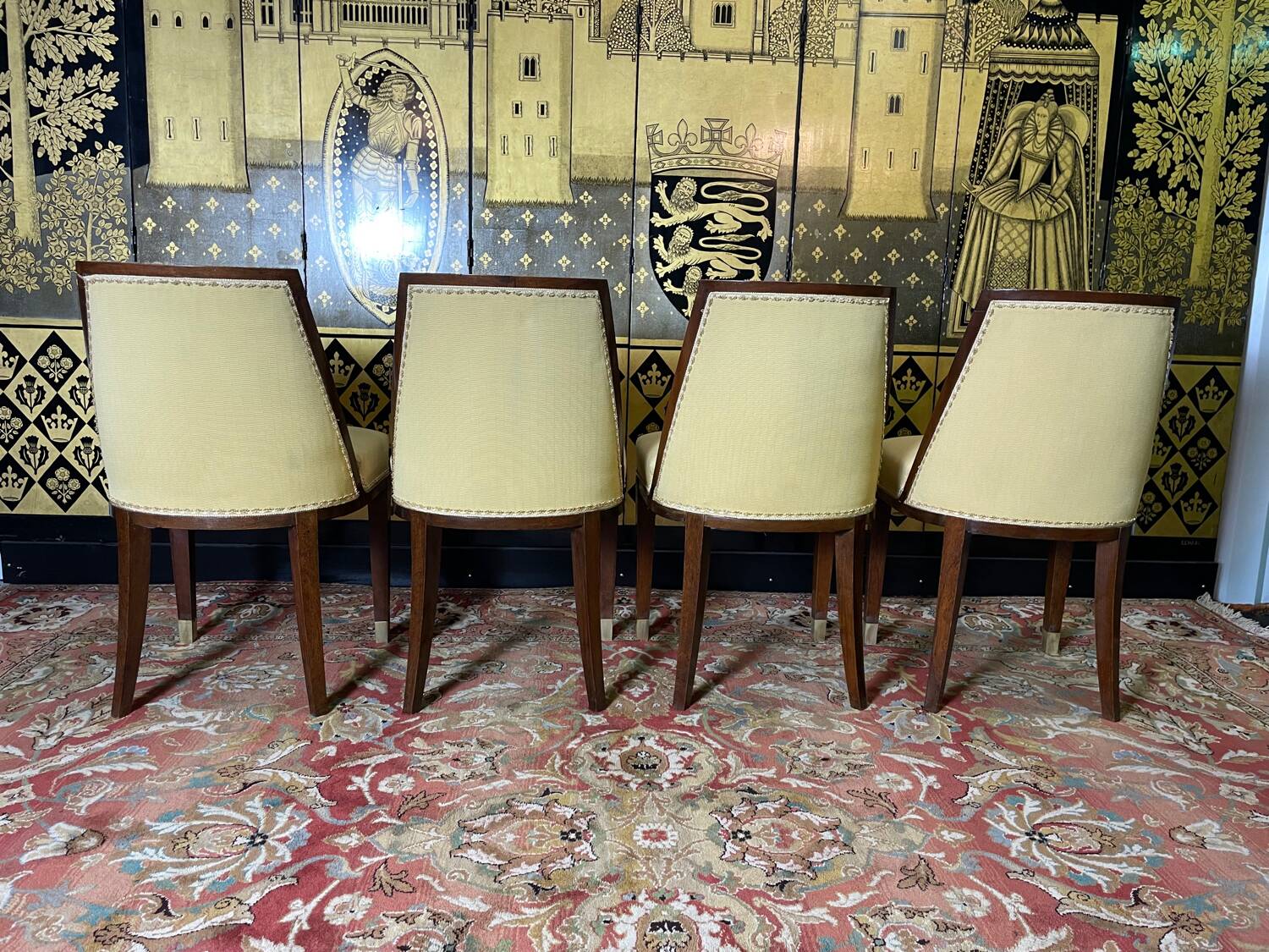 Suite of 4 Art Deco period chairs