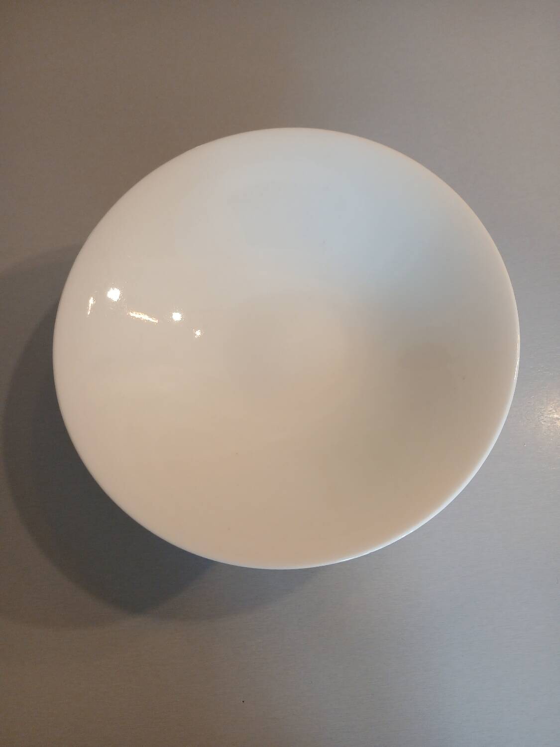Antique white porcelain fruit bowl