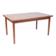 Danish dining table in teak.