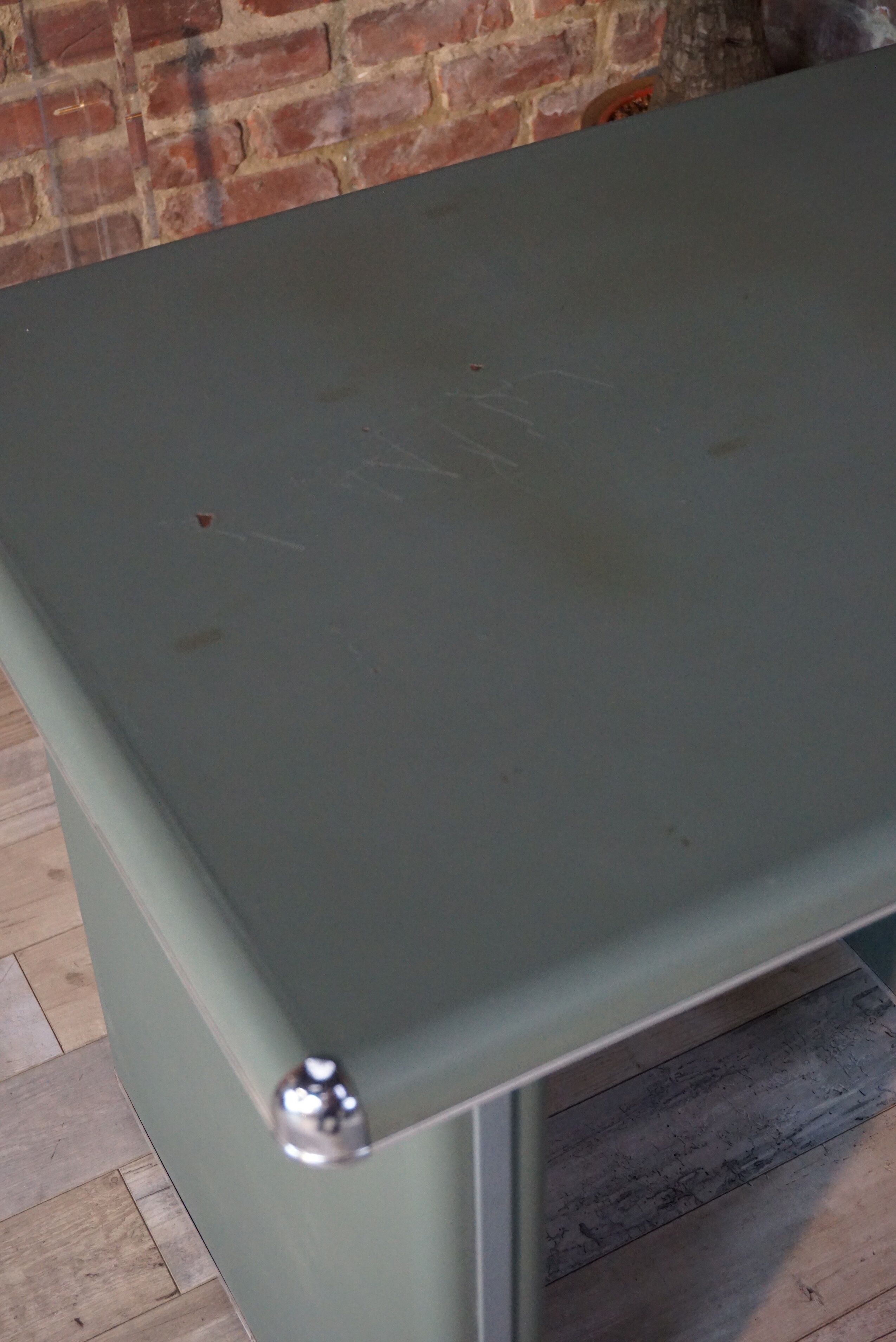 Strafor metal industrial desk 1950s