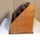 Old wooden letter holder