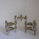 Set Of 5 , 1970s " Bmf " Modular Candle Holders Designed By Fritz Nagel & Ceasar Stoffi