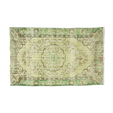 Anatolian handmade vintage rug 250 cm x 156 cm
