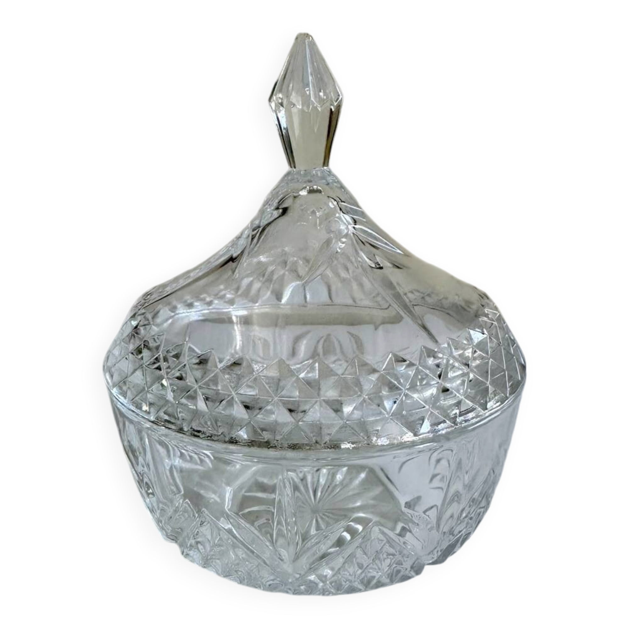 Small glass candy dish