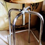 Industrial stool with screw
