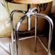 Industrial stool with screw