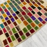 Handcrafted Moroccan Berber carpet 154 X 120 CM