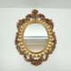Baroque style mirror frame golden resin 55.5 cm X 36 cm
