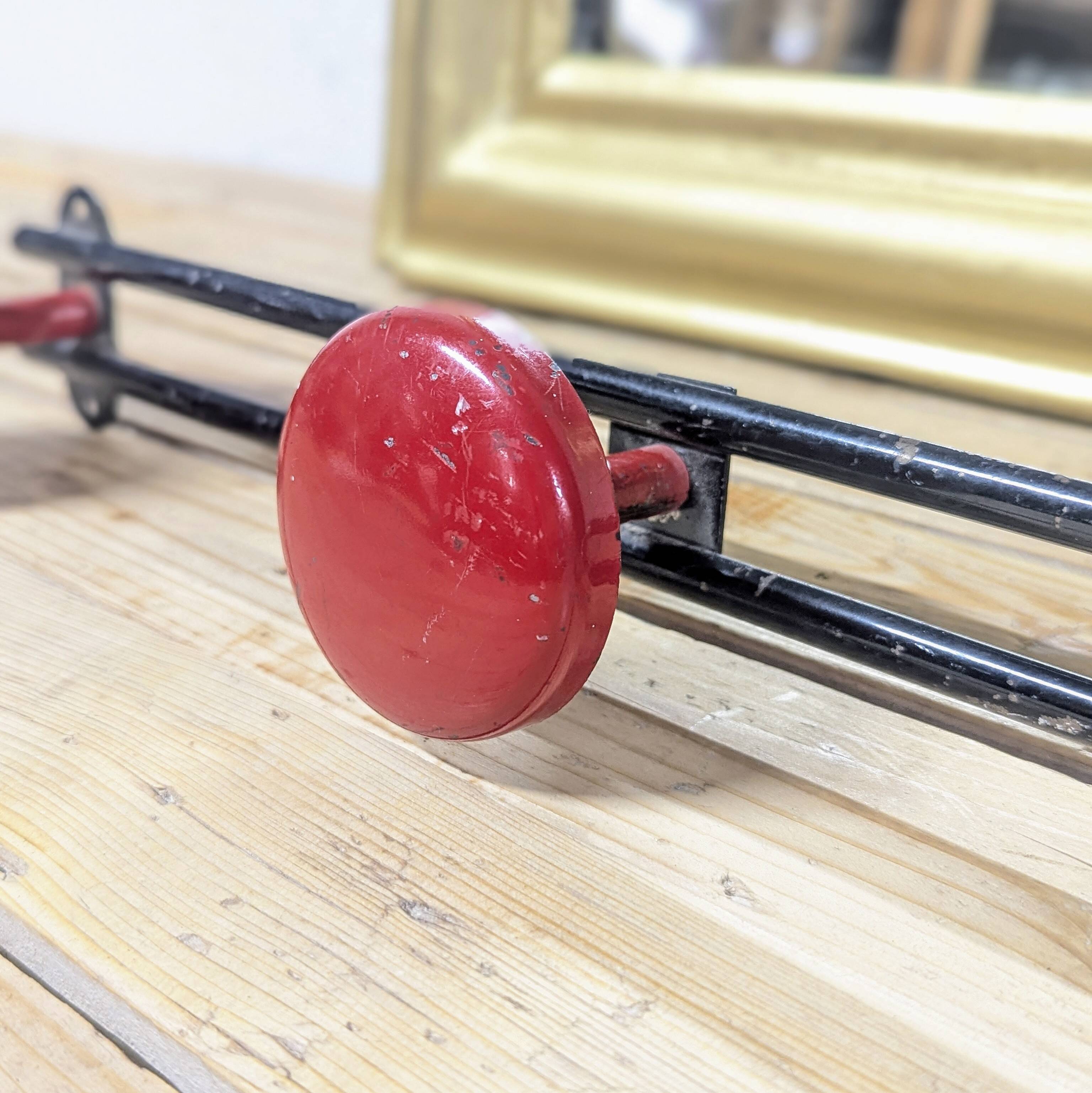 Vintage metal coat rack