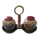Vintage ceramic salt and pepper shaker set